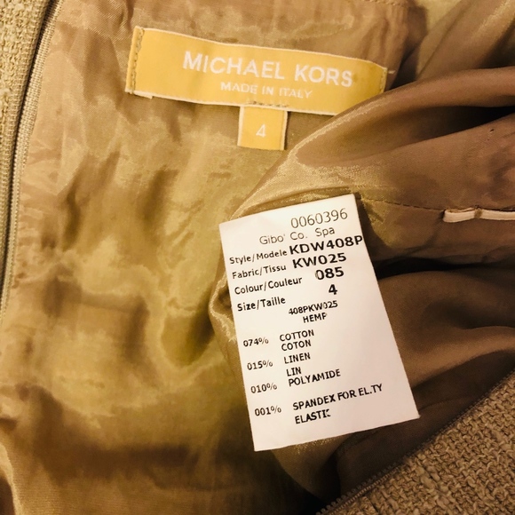 Michael Kors Collection Tweed Leather Dress 0507 - Picture 8 of 8